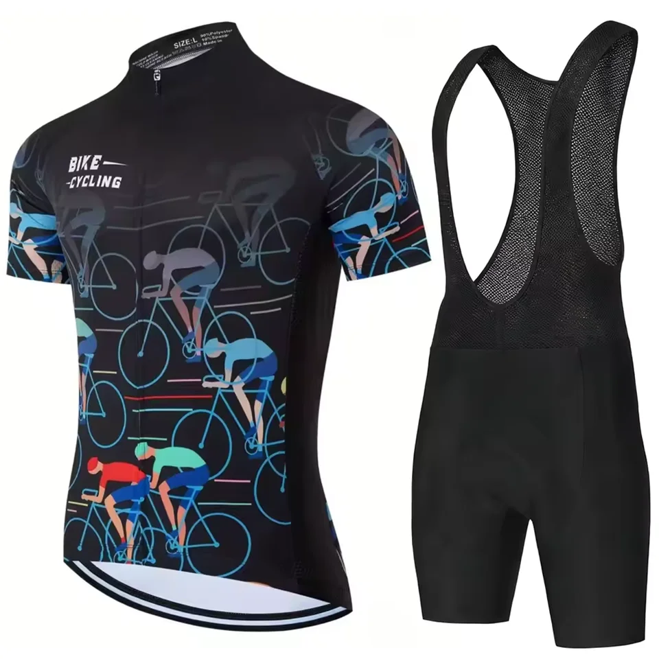 2026 Sommer-Radtrikot-Set für Herren in Leuchtfarben MTB Kurzarm-Radkleidung Mountainbike-Bekleidung Ropa Ciclismo Uniform – Detail 11