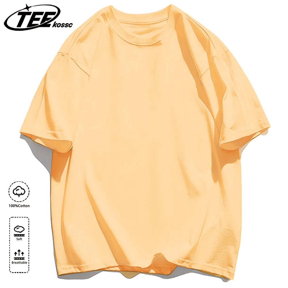 Sommer Baumwolle Einfarbiges Damen T-Shirt Familien Hip-Hop T-Shirts Atmungsaktive Übergroße Sportbekleidung Lässige Bequeme Y2K Kleidung – Detail 32