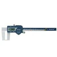 SHAHE 0-150/200/300 mm Digital Caliper Outside Groove Caliper With Flat Points LCD Digital Electronic Caliper Measuring Tools