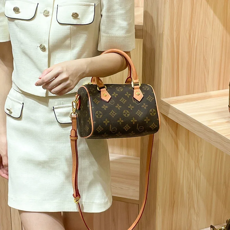 

Women's 2025 New Retro Presbyopia High-end Boston Women's Portable Messenger Bag Big-name Bag