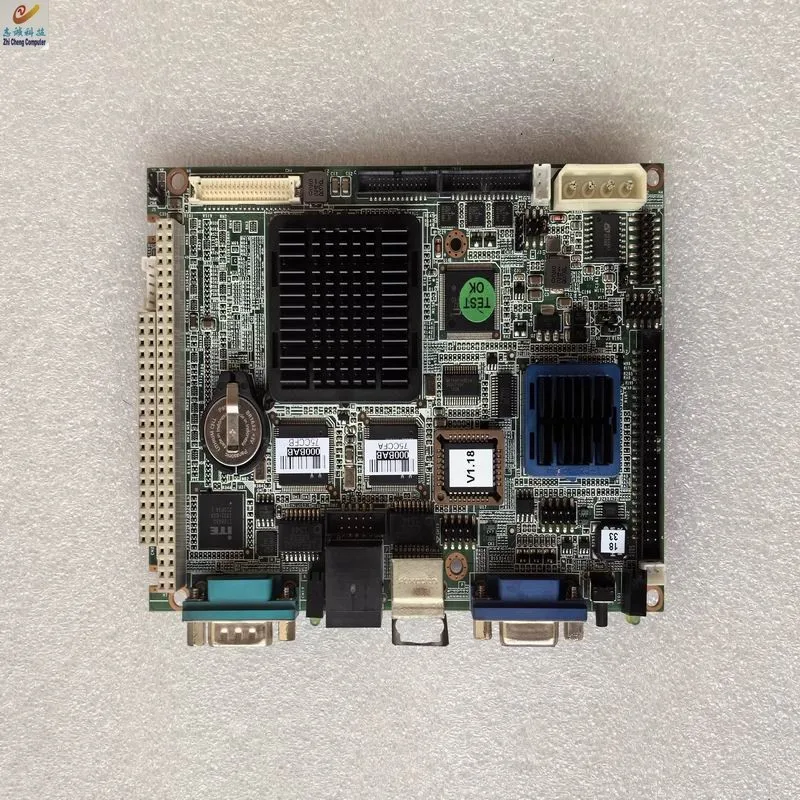 second-hand PCM-9375F Embedded Motherboard PCM-9375 REV: A1 with Memory Industrial Control Motherboard