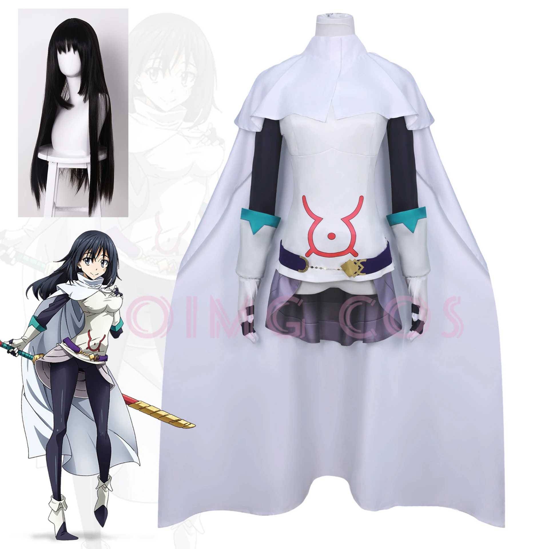 

Shizue Izawa Cosplay Costume That Time I Got Reincarnated as a Slime Carnival Uniform Anime Halloween Costumes Game