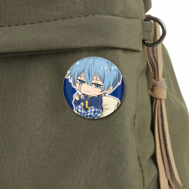 Mashle Magic and Muscles Enamel Pins Anime Brooches Mash Burnedead Lance Crown Cartoon Badge Backpack Jewelry Accessories Gift