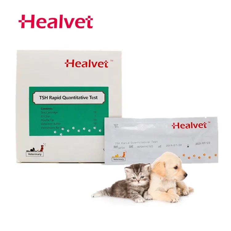 

Healvet Accurate Portable Quantitative Test Strips POCT TSH Thyroid-stimulating Hormone for Pet & Animals