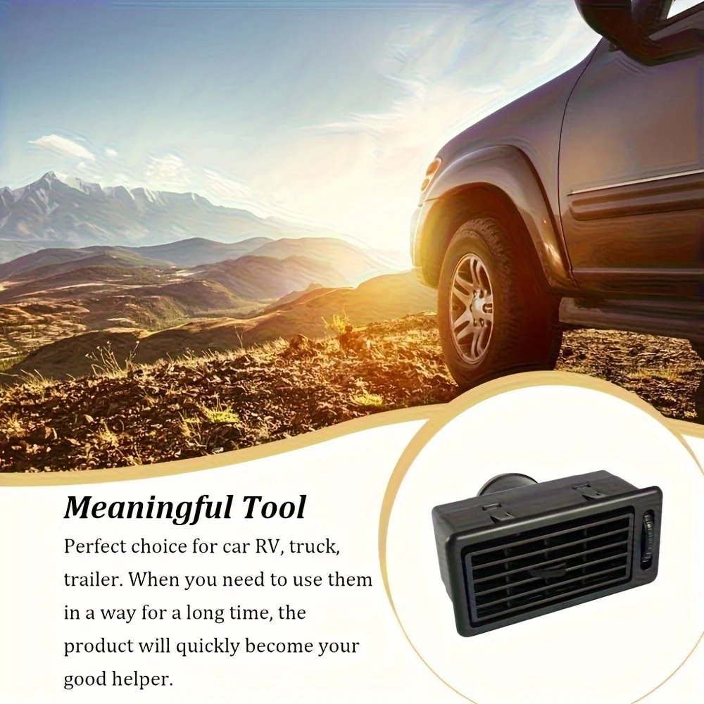 Car Air Conditioner Air Vent A/C Dashboard Air Outlet Ventilation And Defrosting For Car RV ATV Truck Trailer Camper Motorhome