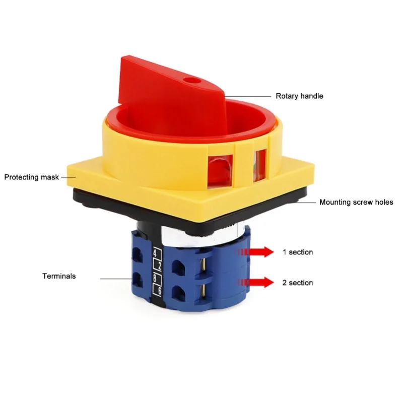Padlock Universal transfer switch 20A load power cut-off transfer switch (voltage AC440V/DC240V)