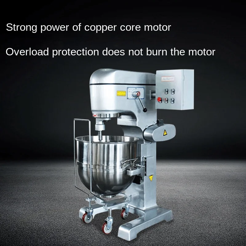 Commercial 20L-80L Multifunctional Egg Beater and Noodles Mixer New Condition Cooking Machine for Flour