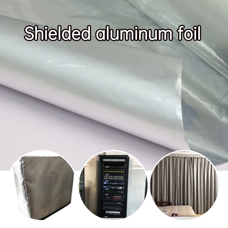 RFID Shielding Aluminum Foil Paper Anti-degaussing Anti-scanning Wallet Card Bag Shielding Cloth NFC Aluminum Tin Foil Paper