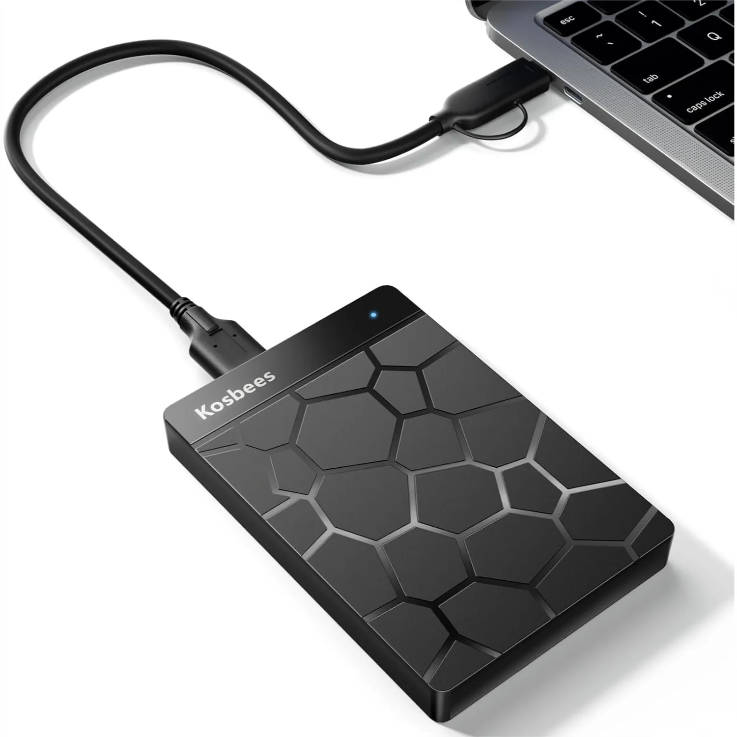 1TB External Hard Drive Portable HDD, Ultra Slim USB 3.0 for Windows Mac PC Laptop PS4 Xbox One & Xbox 360, Plug and Play