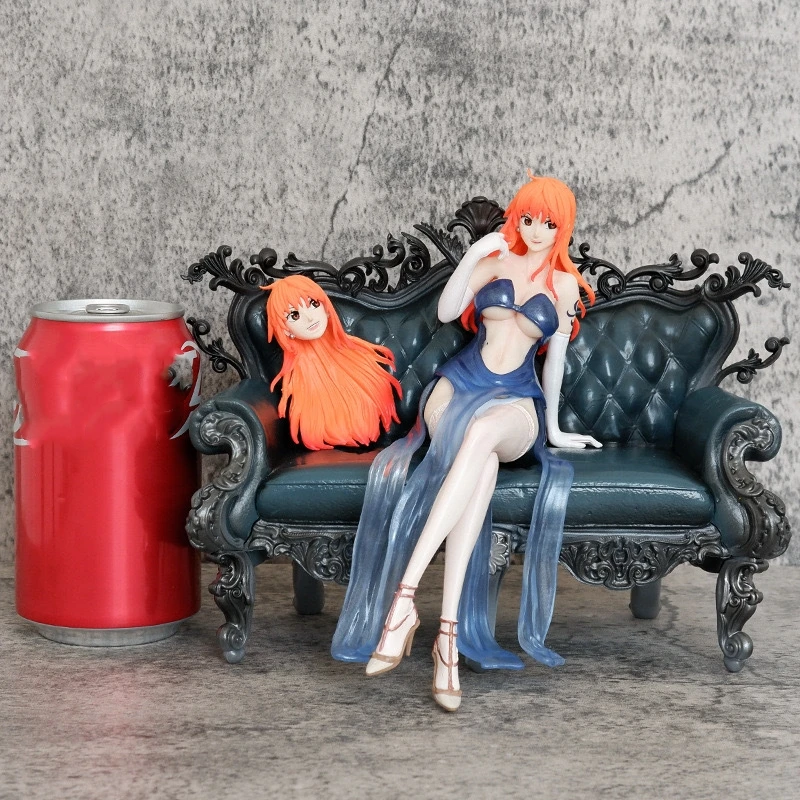 One Piece Anime Girl Figures, Sofa, Nami Boa Hancock, Butter Model Figurine, Gift Accessrespiration, New Toys for Kids, ThDPSeries