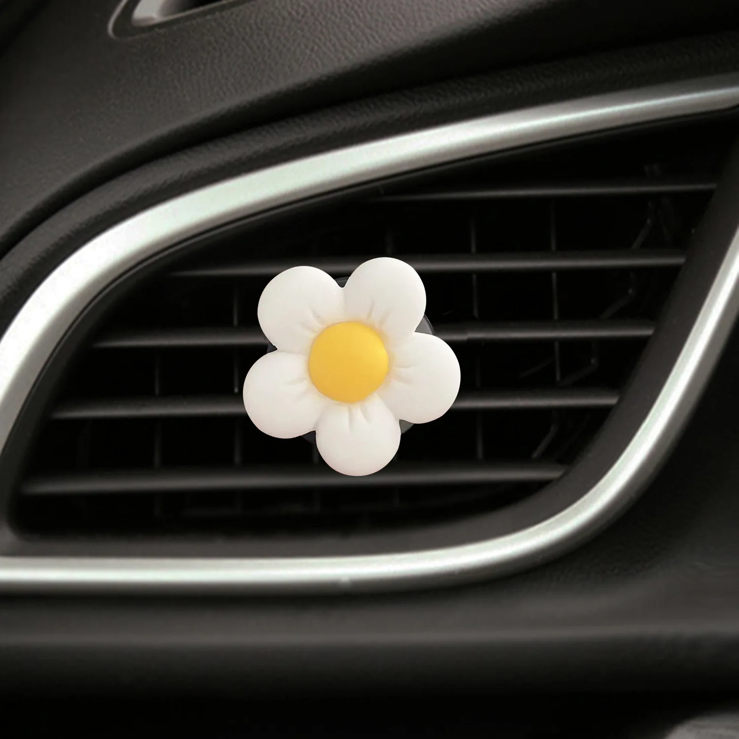 Car Decorations Accessories Cute Candy Color Flowers Car Air Conditioner Air Vent Small Flowers Personalized Interior Decoration