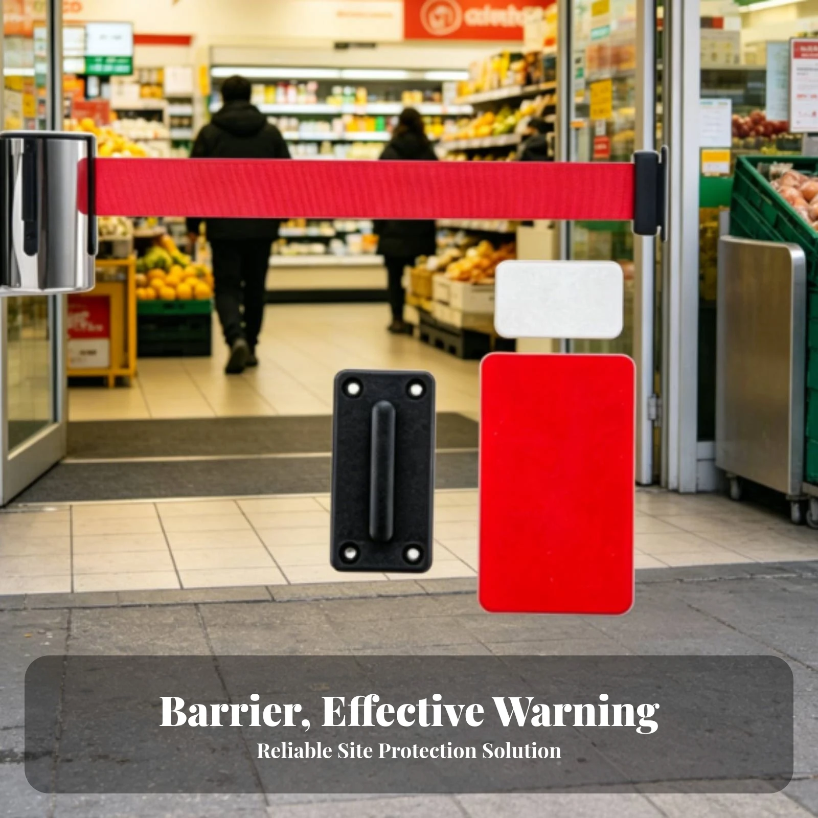 

Audience Management Belt Barrier Space Saving Security Equipment