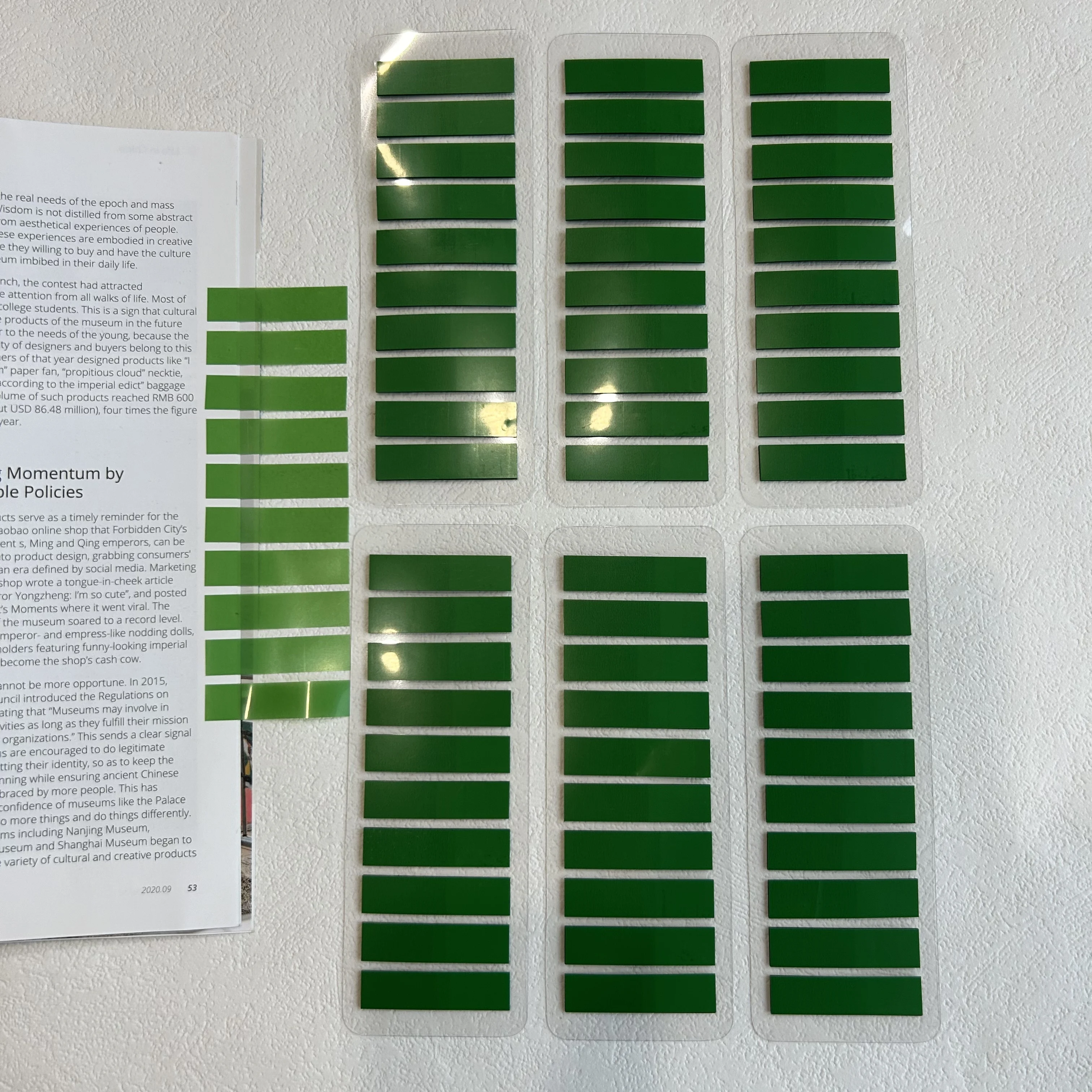 1200 Sheets Creative Transparent PET Waterproof Sticky Note Pads Notepads for School Stationery Office Supplies