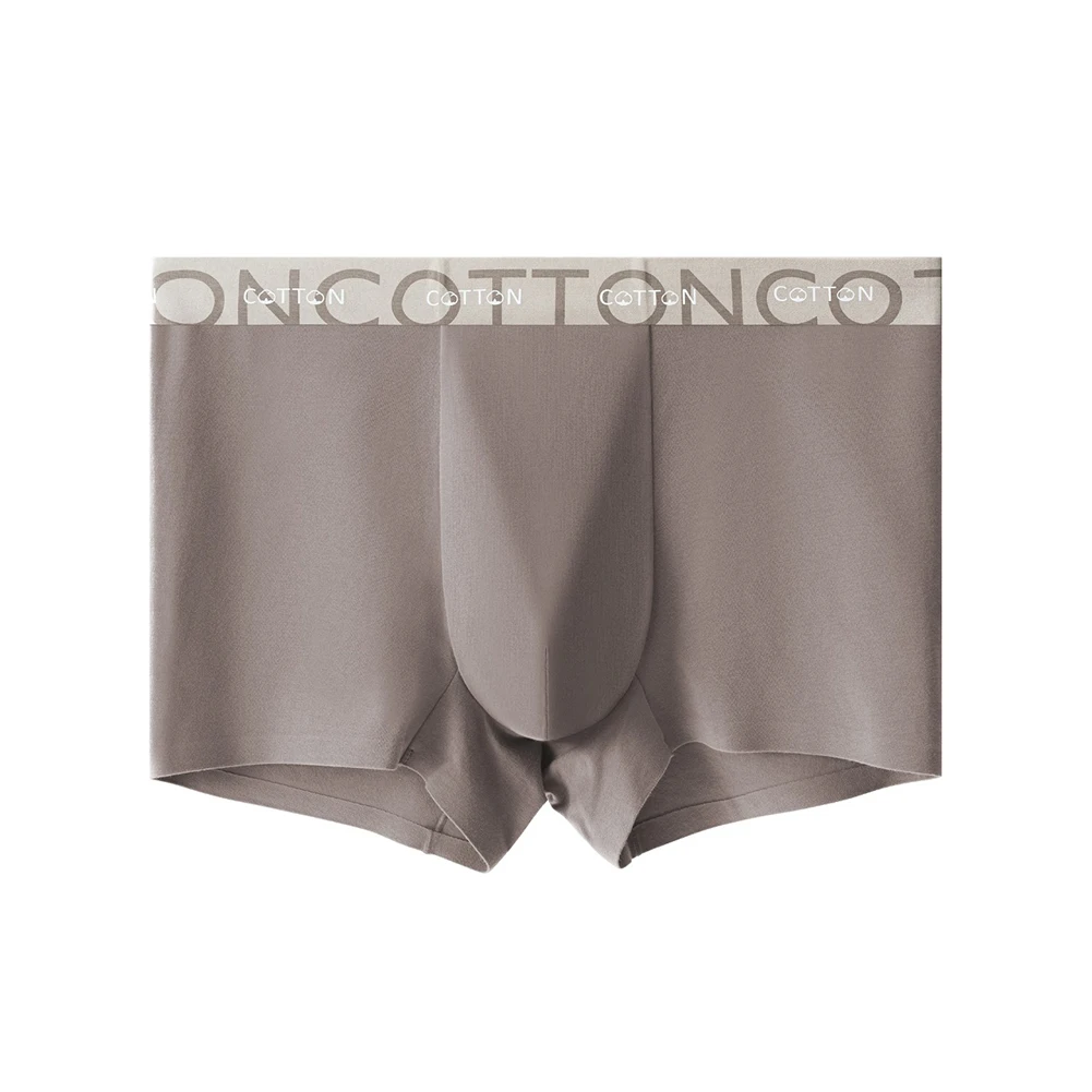 กางเกงบ็อกเซอร์ชายเอวกลาง เนื้อผ้านุ่มสบาย ระบายอากาศดี ทรงบราซิลเลียน สำหรับเล่นกีฬา ชุดชั้นในเซ็กซี่ กางเกงในนุ่มสบาย เสื้อผ้าผู้ชาย