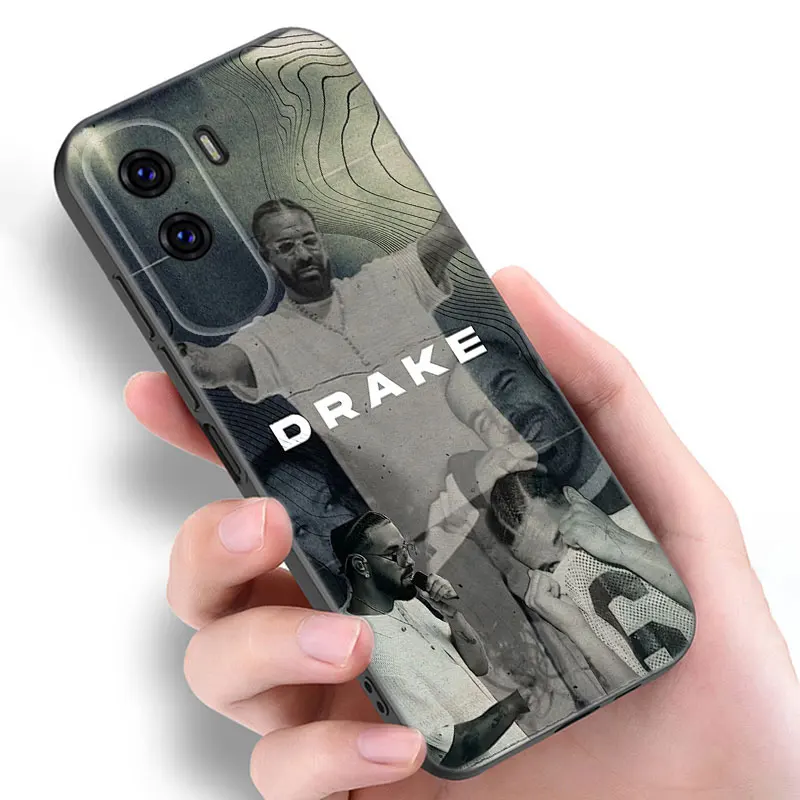 Rapper D-Drake Black Phone Case For Huawei Honor 70 90 Lite X40 GT X50 i X5 Plus X6A X6S X7A X8A X8B X6 X7 X8 X9 4G X9A X9B 5G