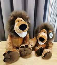 25cm 35cm 50cm 80cm Cute Jungle Animal Series Lion Doll Plush Toys Birthday Gift 1pcs