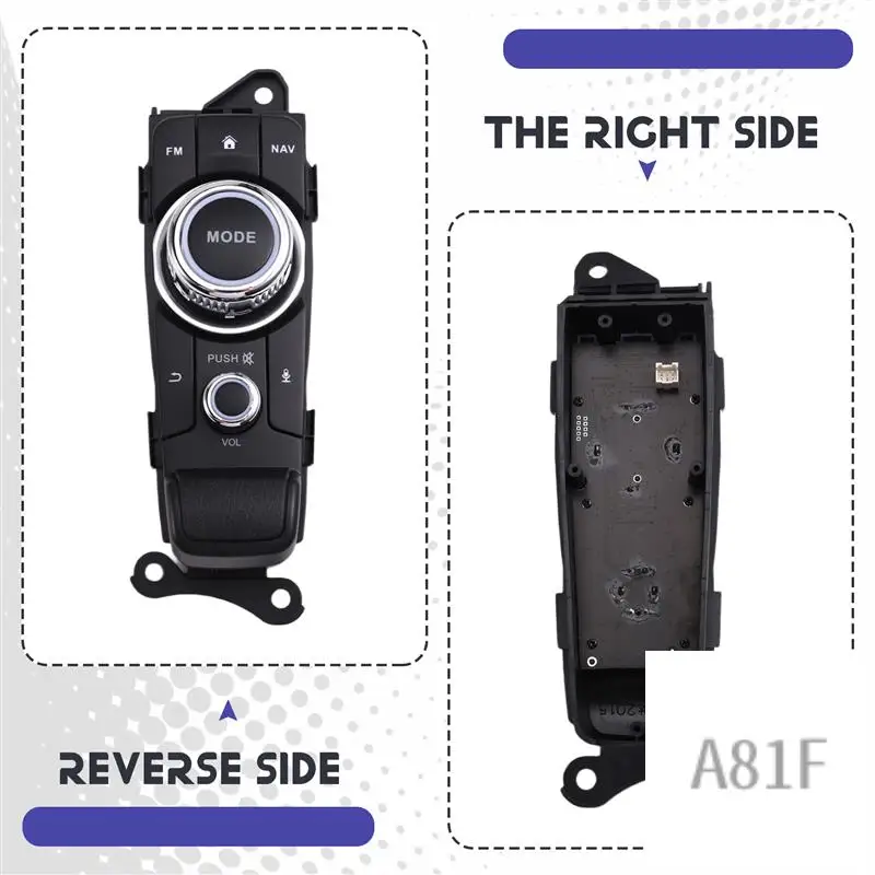 

Car Central Controller Mode Knob Button Mouse NAV Controller Switch Button For Mazda CX-3 2 Demio Low-End 2014-2021