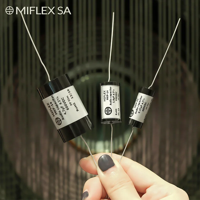 

Конденсатор MKP-14 MIFLEX Advanced с масляной изоляцией, акустическая емкость 600В 0.1мкФ-47мкФ