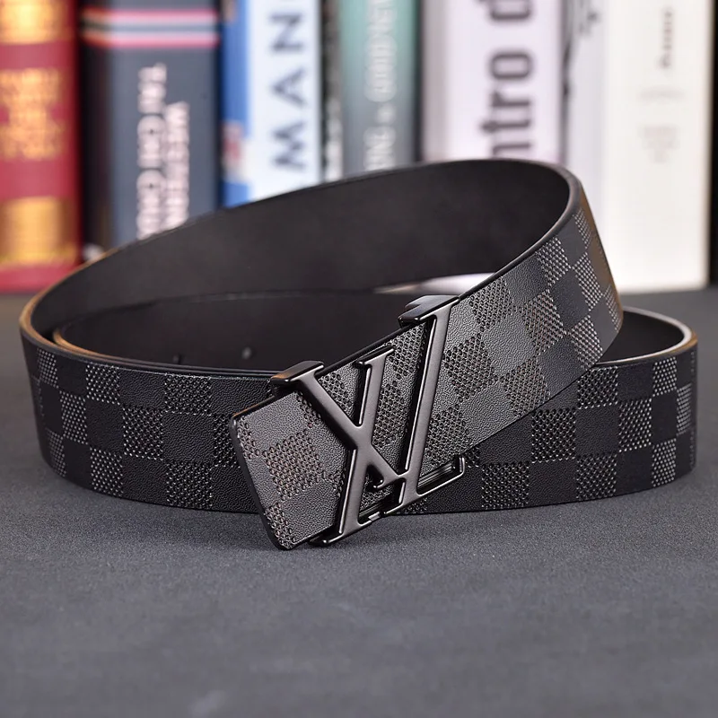 2025 Новый мужской удлиненный ремень, модный коровьей ремень, известный дизайнер, пряжка из нержавеющей стали, 3,8 см, бесплатная доставка по всему миру