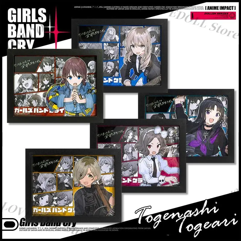 

Акриловый брелок-подвеска ручной работы с изображением аниме-девочек группы Cry Millet, милая модель, декор для косплея, деревянная фоторамка, подарок