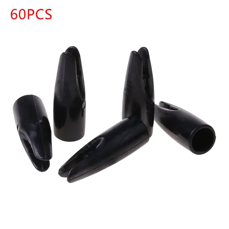 60pcs for Arrow Nocks Insert Plastic Tail 8mm Shaft Bow Hunting