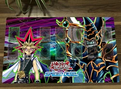 Yugioh-ダークティカルゲームTcg CCgマット,取引カード,プレイマット,テーブルマット,プレイマット,マウスパッド,デスクアクセサリー