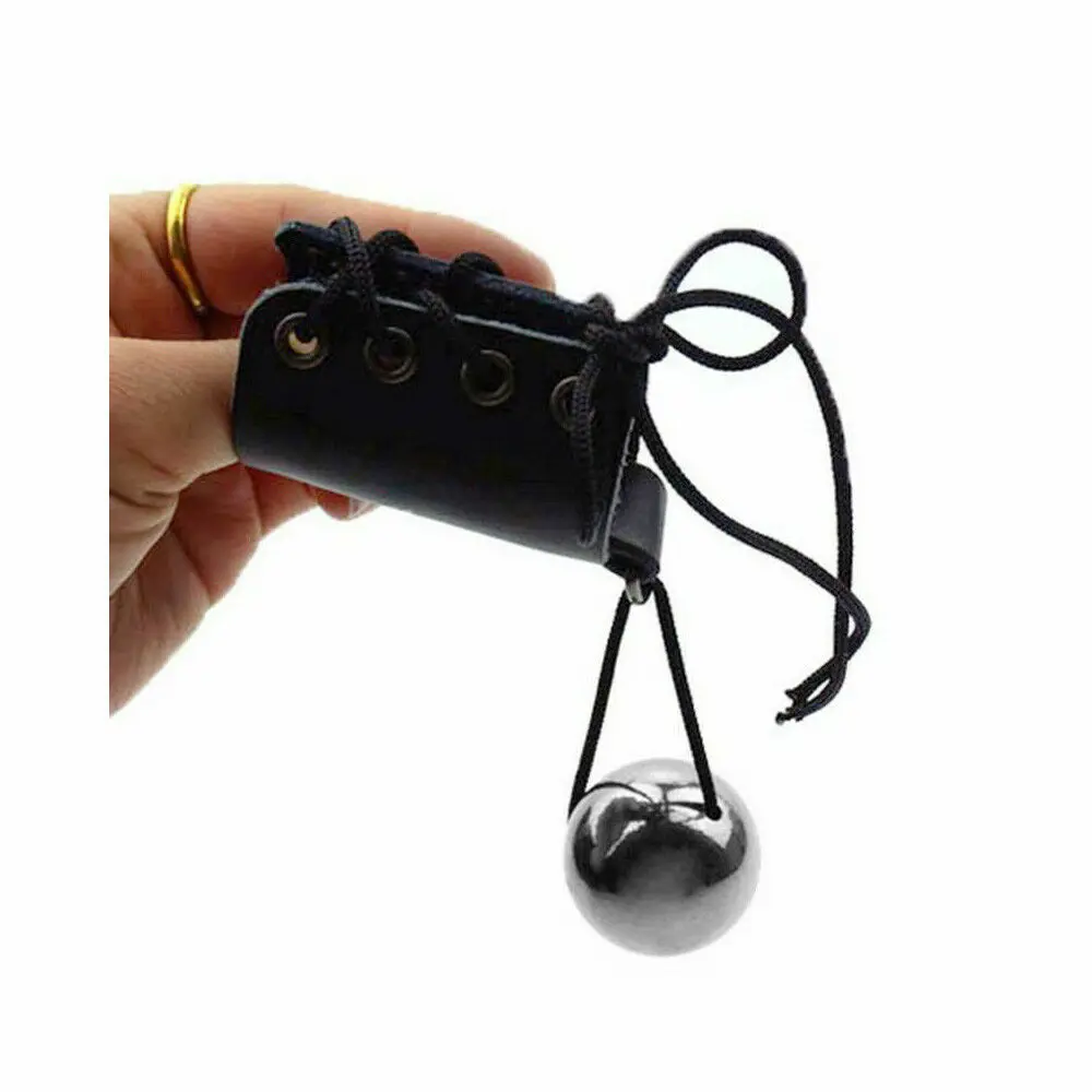 Adjustable Silicone Penis Ring With Hanger Heavy Metal Ball Male Cock Growth Enlarger Stretcher Enlargerment Device For Adult