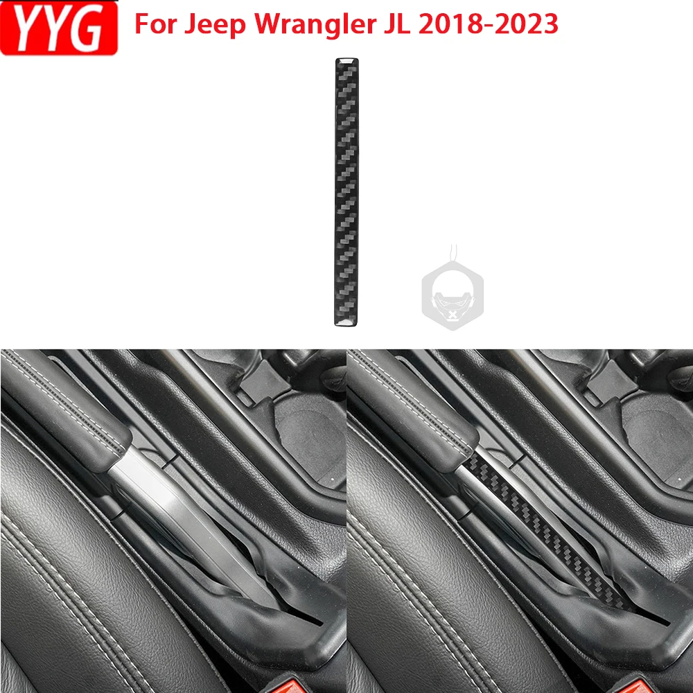 

For Jeep Wrangler JL 2018-2023 Gladiator 2020-2023 Carbon Fiber Gear Shift Panel Car Interior Accessories Decorative Stickers