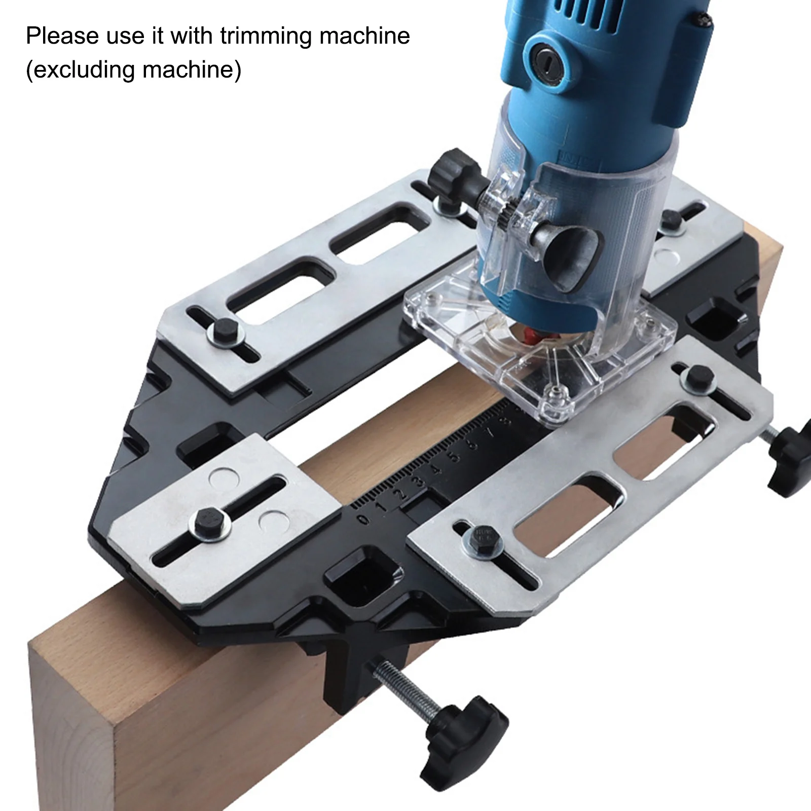 Hinge Installation Puncher Wooden Door Hinge Slotting Locator Trimming Knife Slotting Machine Fixing Woodworking Tools