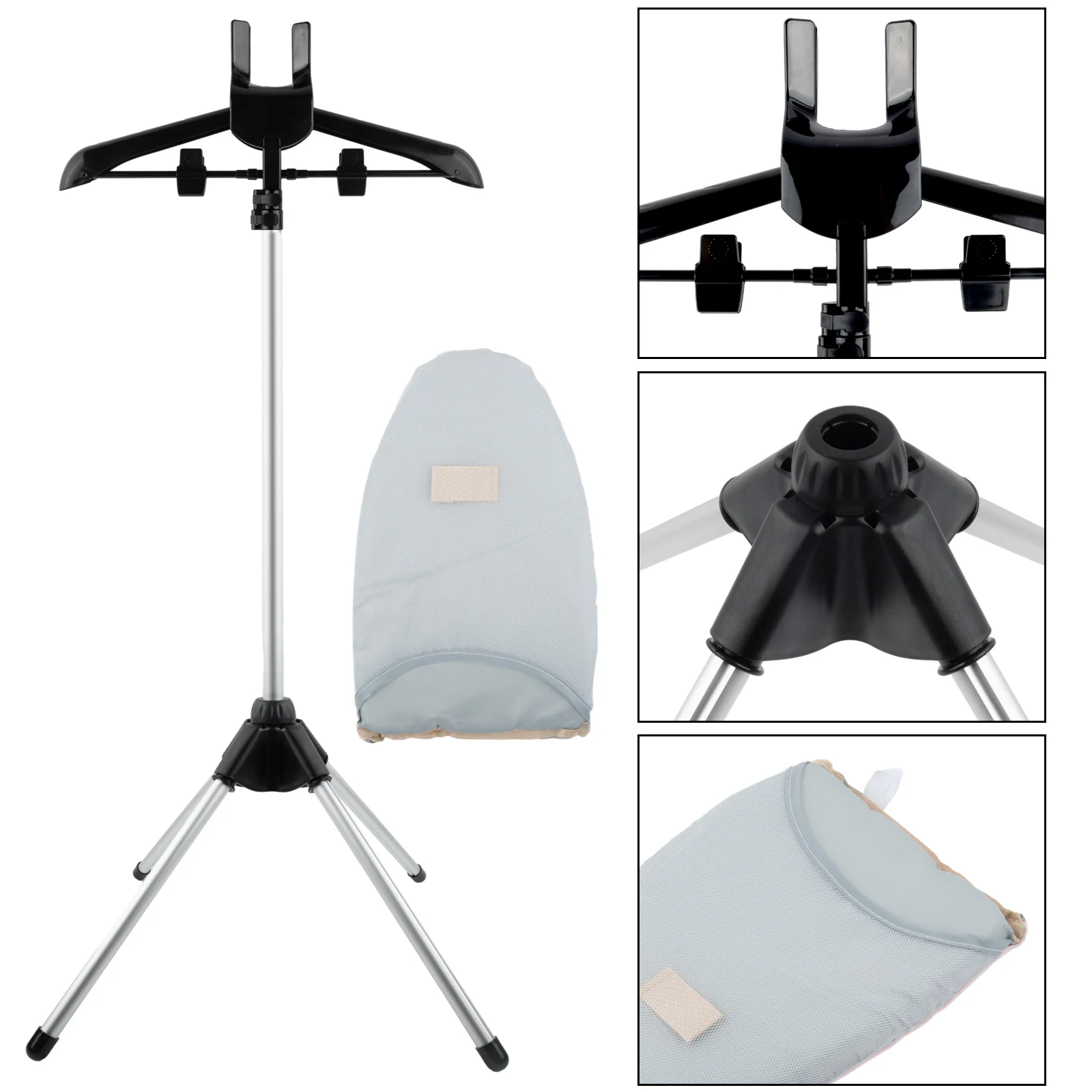 Portable For clothes For steamer Stand Adjustable Telescopic Hanger for Efficient For steam Ironing of Pants Skirts and More