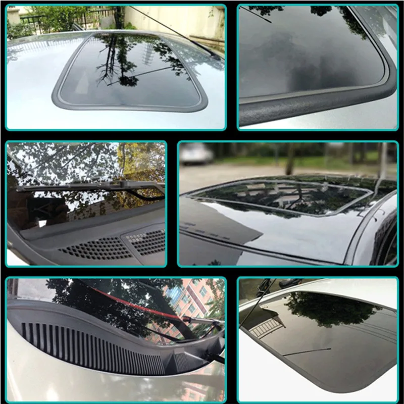 Hot 3M Car Sunroof Seal Sticker Auto Accessories For Skoda Octavia A2 A5 A7 Fabia Rapid Superb Yeti Roomster