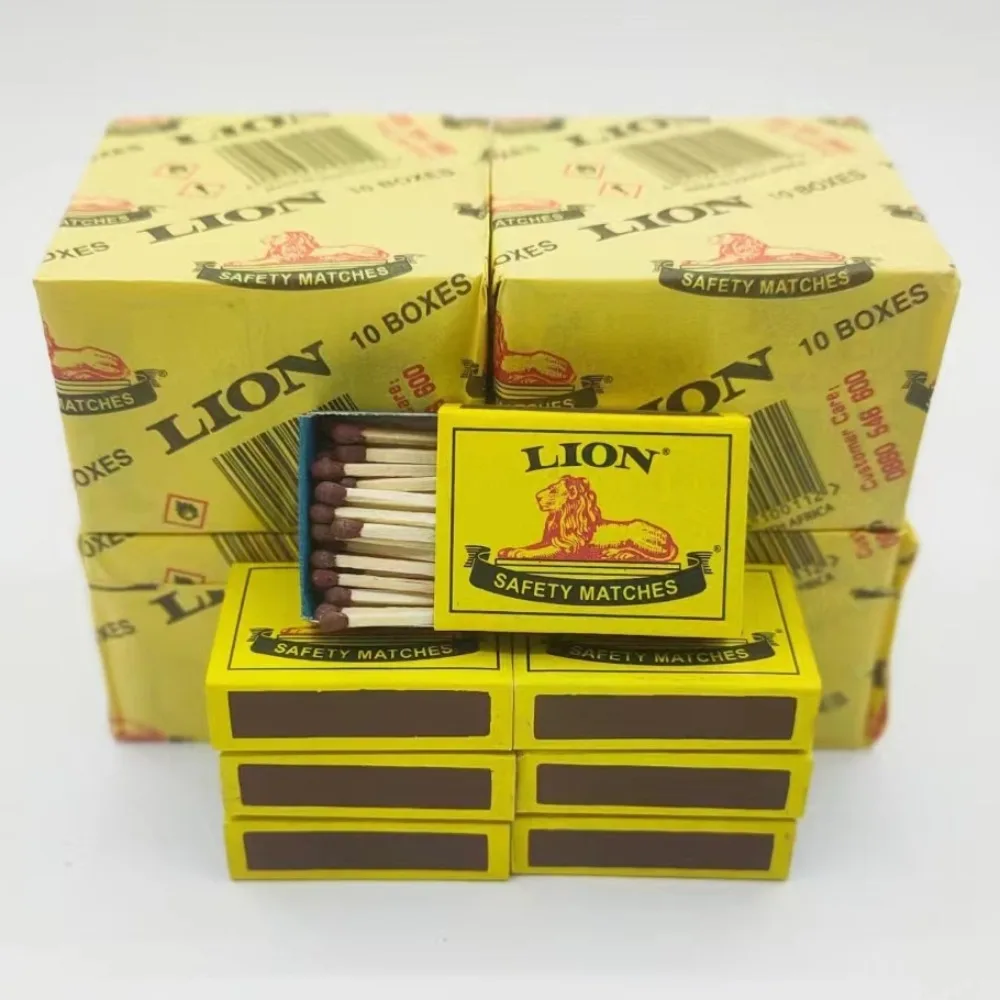 10boxes/pack,20pcs/pack Vintage Safety Match Outdoor Outdoor Emergency Disposable Ordinary Fire Aromatherapy Candle Matches