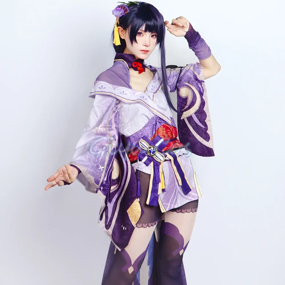 Beelzebul Raiden Shogun Cosplay Costume Genshin Impact Adult Carnival Uniform  Anime Halloween Party Masquerade Women Game