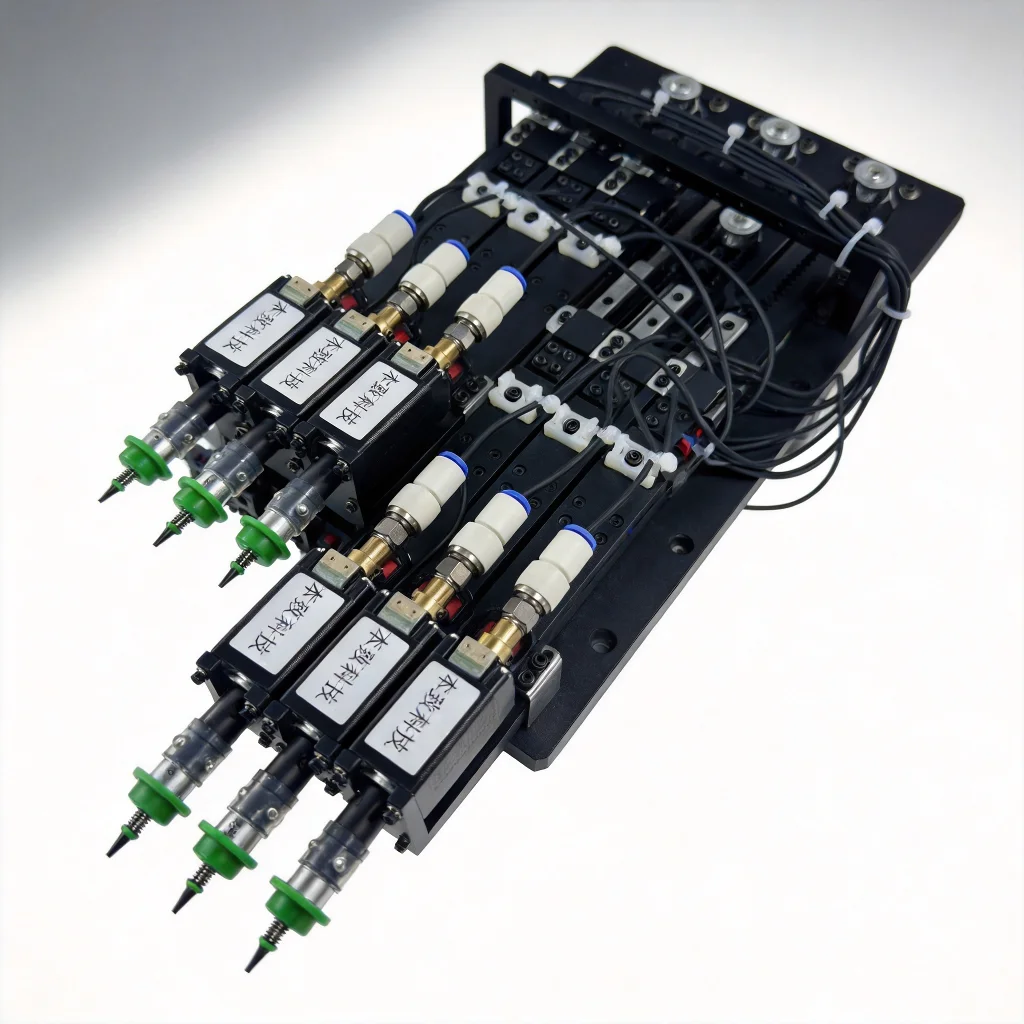 SMT Customizable Pick and Place Zr Axis Linear Rotary Robotic Arm Head Six Stations Placement Module