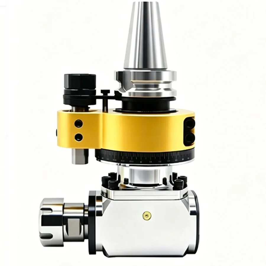 CNC angle head side milling head side processing BT30/40/50 machining center right angle head high-precision side milling head