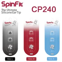 Spinfit-auriculares intrauditivos CP240 de doble brida, protectores de silicona patentados para DUNU FiiO