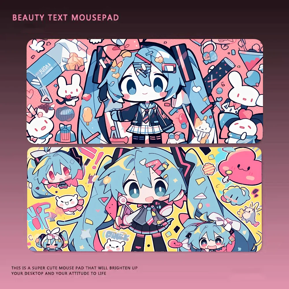 HATSUNE MIKU New Arrivals Large Gaming Mousepad L XL XXL Gamer Mouse Pad Size For Keyboards Mat Mousepad For Boyfriend Gift