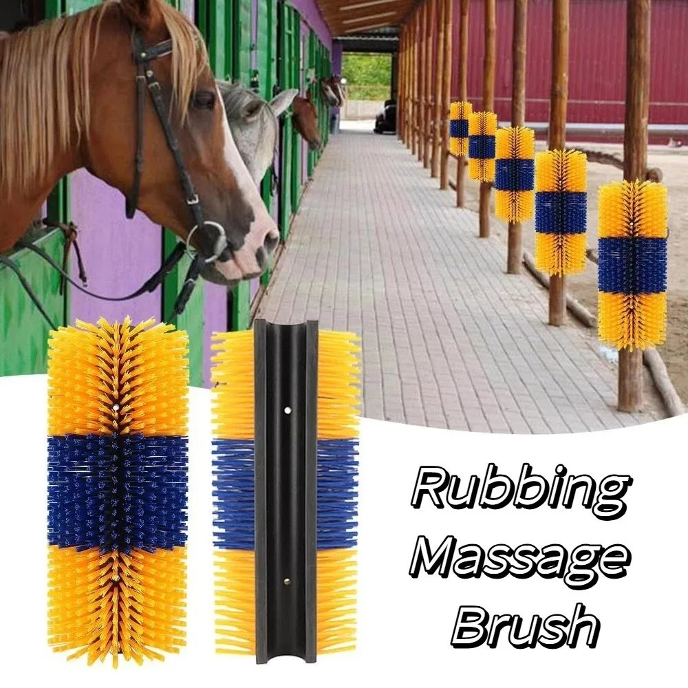 Deep Massage Livestock Grooming Brush Quick-Connect System Scratching Brush Massage Grooming Tool Cylinder Brush