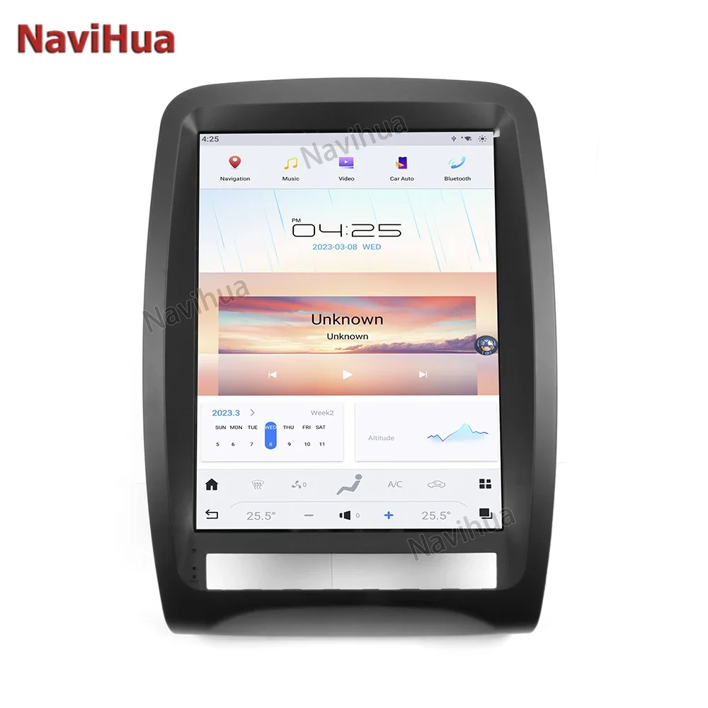 

NaviHua For Dodge Durango 2011 2013 Tesla Style Android Car Radio GPS Navigation Automotive Carplay Headunit 4G+64G New Upgrade