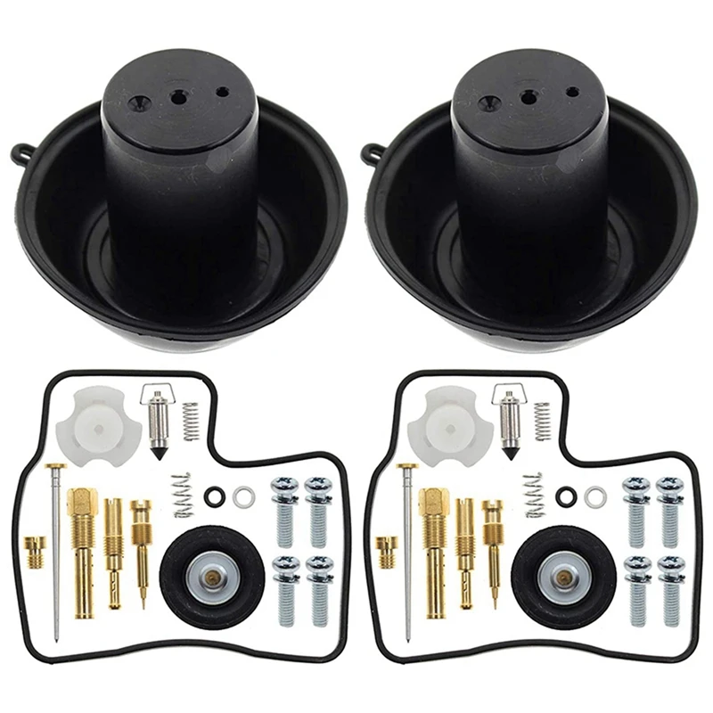 5X Repair Kit Carburetor Diaphragm Plunger With Needle For Honda Steed Shadow VLX 400