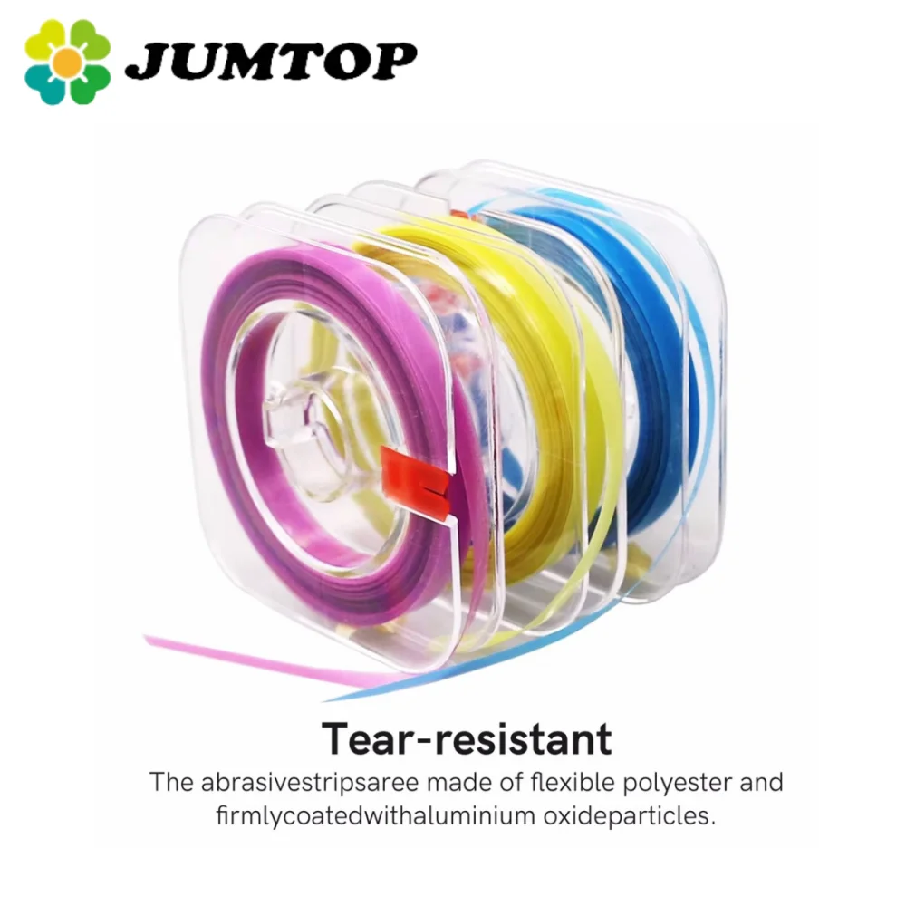 6mx4mm Resin Coated Dental Polishing Strip Roll - High Flexible Finishing Band for Teeth Polishing & Composite Removal