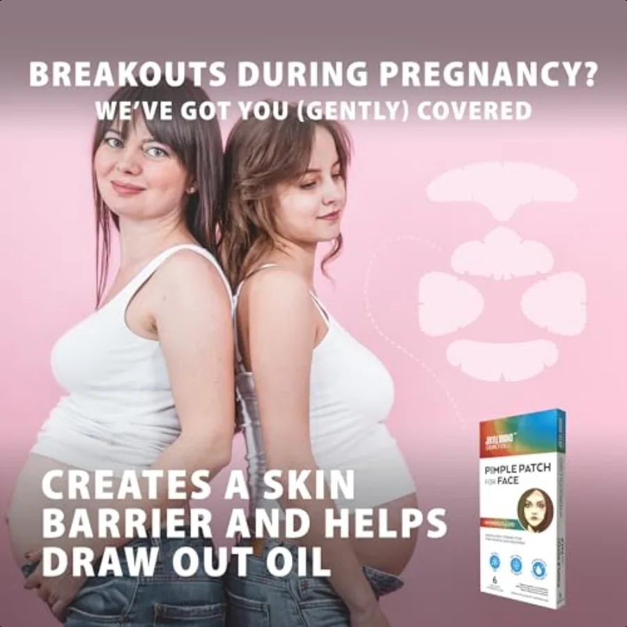 COSMETICS 턱 클렌징 패치XL 12개입 하이드로콜로이드 의료용 턱 패치 여드름 및 잡티 모공 클렌징 스트립