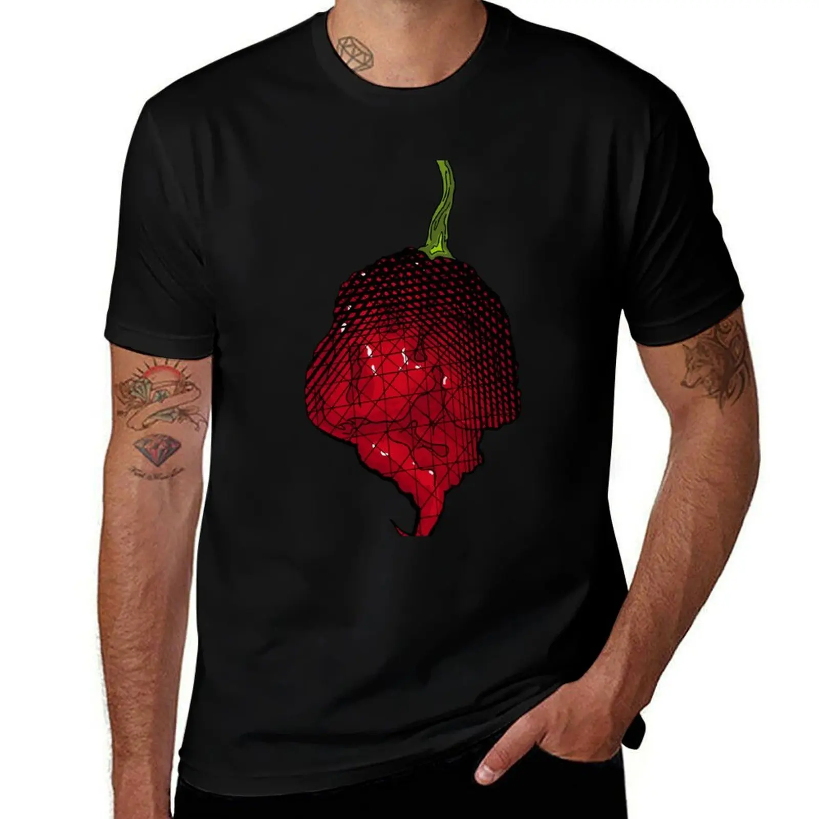 Carolina Reaper Chilli Pepper Spicy T-Shirt funny t shirts dark humor T-Shirt