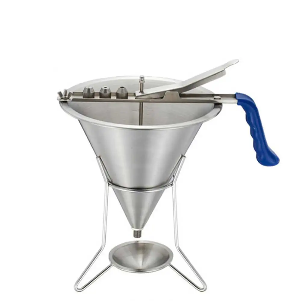 Commercial Meatball Maker Funnel Quantitative Syrup Funnel Stainless Steel Baking Tool