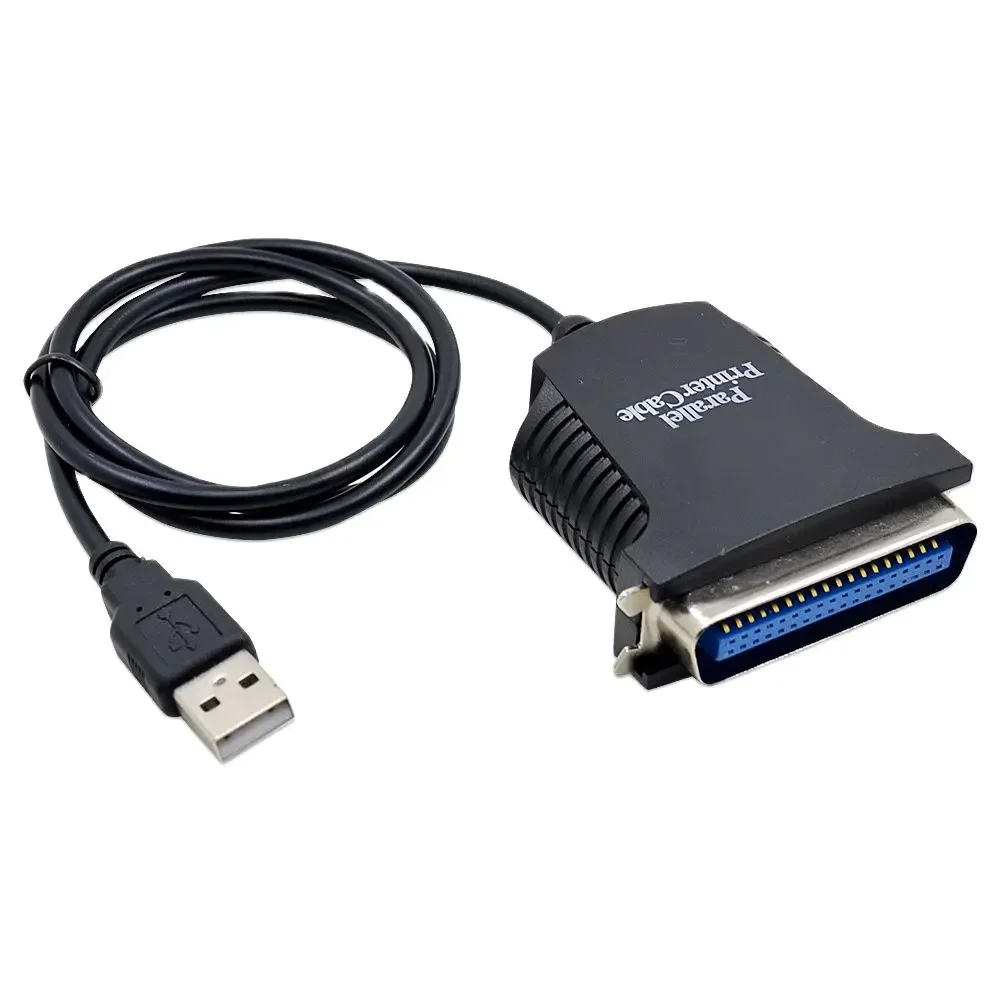 USB 2.0 Tipo A para Adaptador de Porta Centronics, Cabo de Impressora para Computador, Laptop, PC, Lead Print, 36Pin, IEEE 1284, CB-CN36