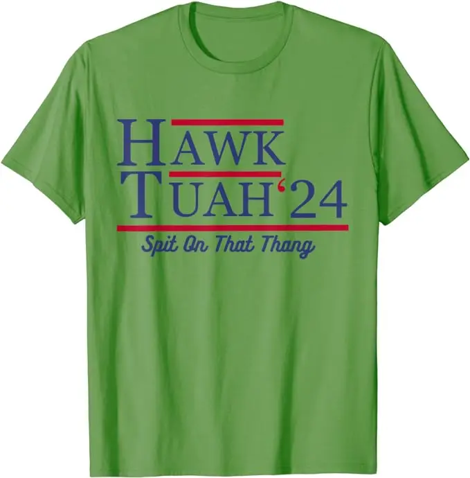 Hawk Tuah 24 Spit on That Thang T-Shirt Humor Funny Letters Printed Saying Tee Y2k Top Casual Short Sleeve Blouses Novelty Gifts