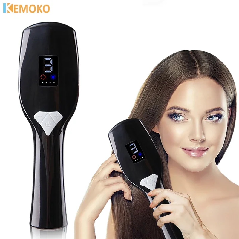 

LED Electric Laser Hair Growth Comb Anti Hair Loss Therapy Comb Infrared EMS Red Blue Light Vibration Massage Hair Health Care