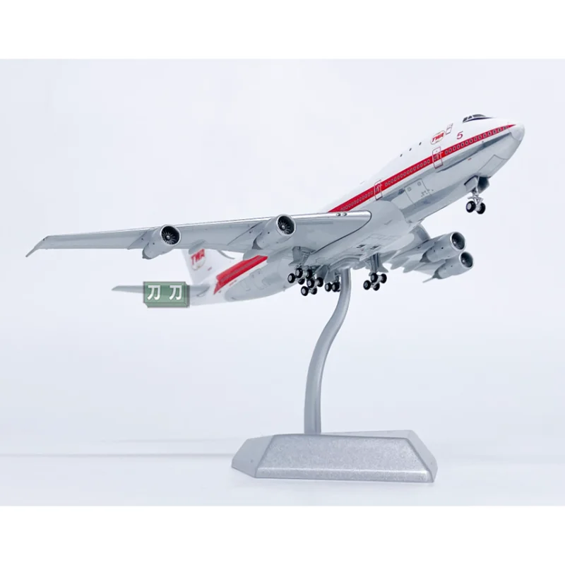 PT Diecast 1/400 Schaal Global Airlines B747-131 Passagiersvliegtuigen N93101 Legering Vliegtuigen Model Collectie Decoratieve Ornamenten