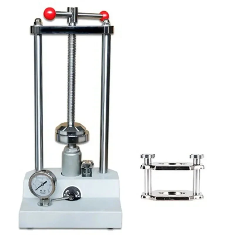 Dental Hydraulic Oil Press Machine With Pressure Gauge Dental Lab Technician Press Equipment for Dental Lab Use