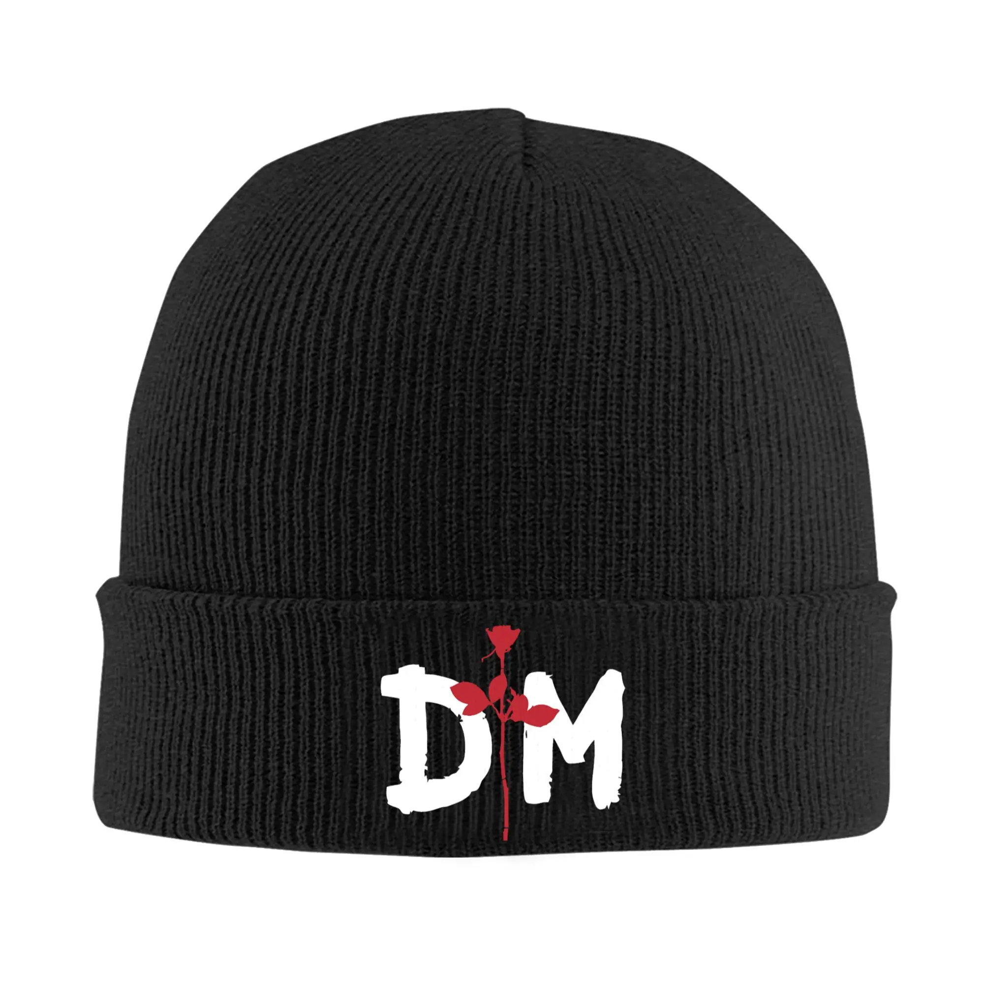 Custom Electronic Rock Depeche Cool Mode Bonnet Hat Cool Knitted Hats Men Women Unisex Adult  Winter Warm Skullies Beanies Caps